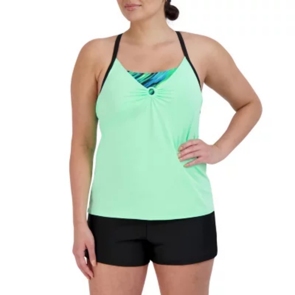 ZeroXposure Two Piece Swimsuit in Edamame